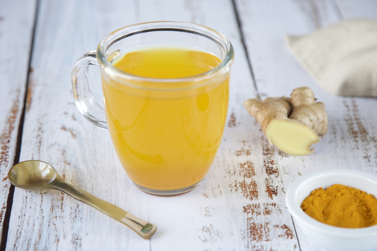 Cha de curcuma