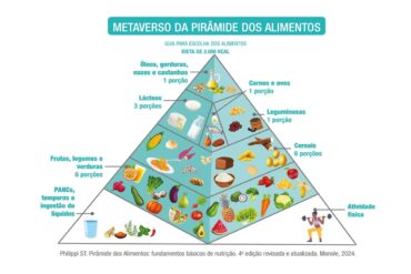 Foto piramide alimentar nova piramide