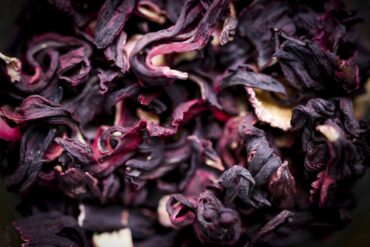 Cha de hibisco materia