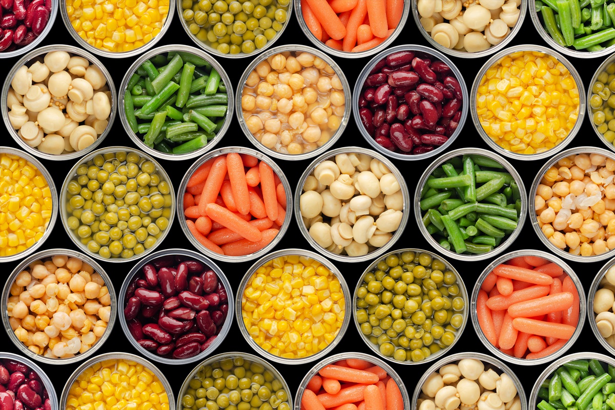 Alimentos enlatados materia